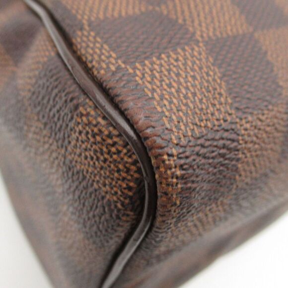 LOUIS VUITTON Speedy 25 Hand bag N41365 Damier canvas leather Ebene GHW - Picture 9 of 13